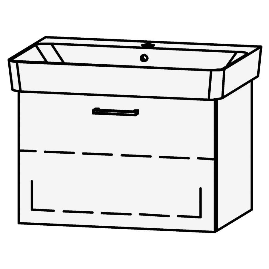 Élément inférieur Vanity Renova Plan Easy 70