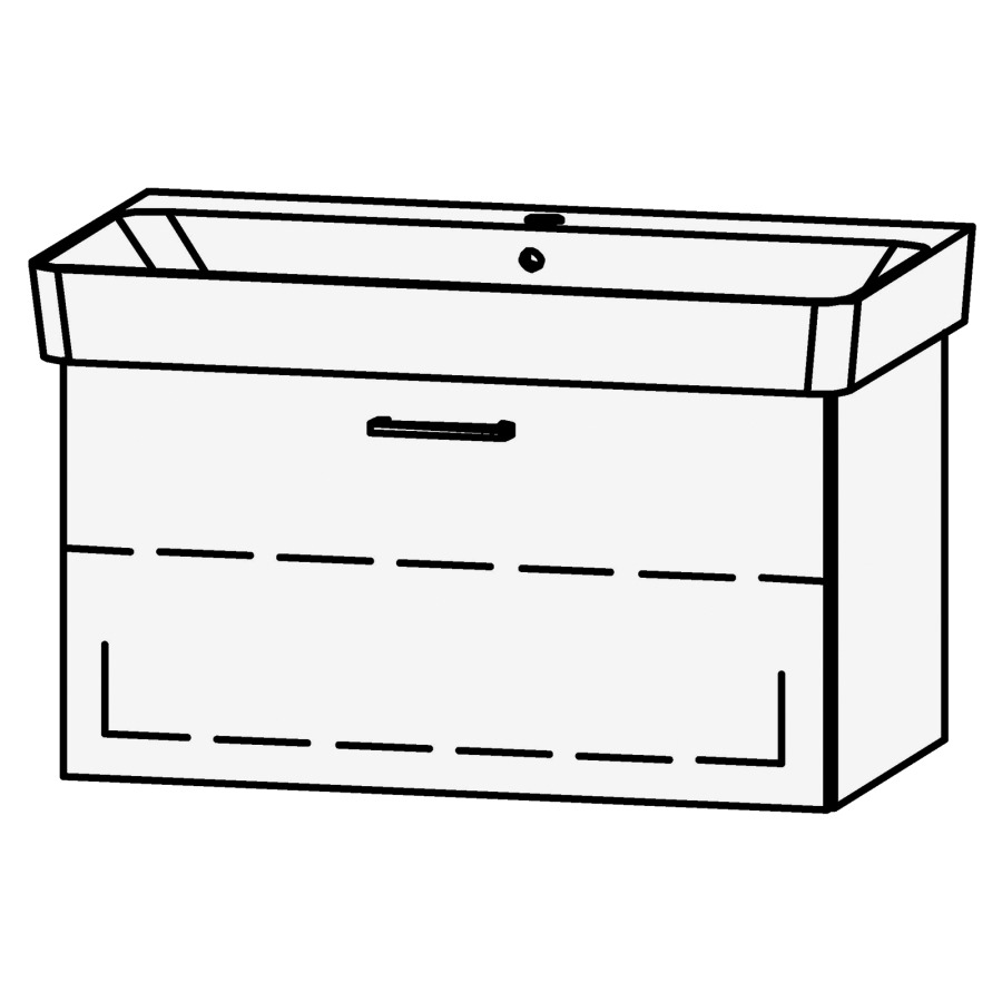 Élément inférieur Vanity Renova Plan Easy 85