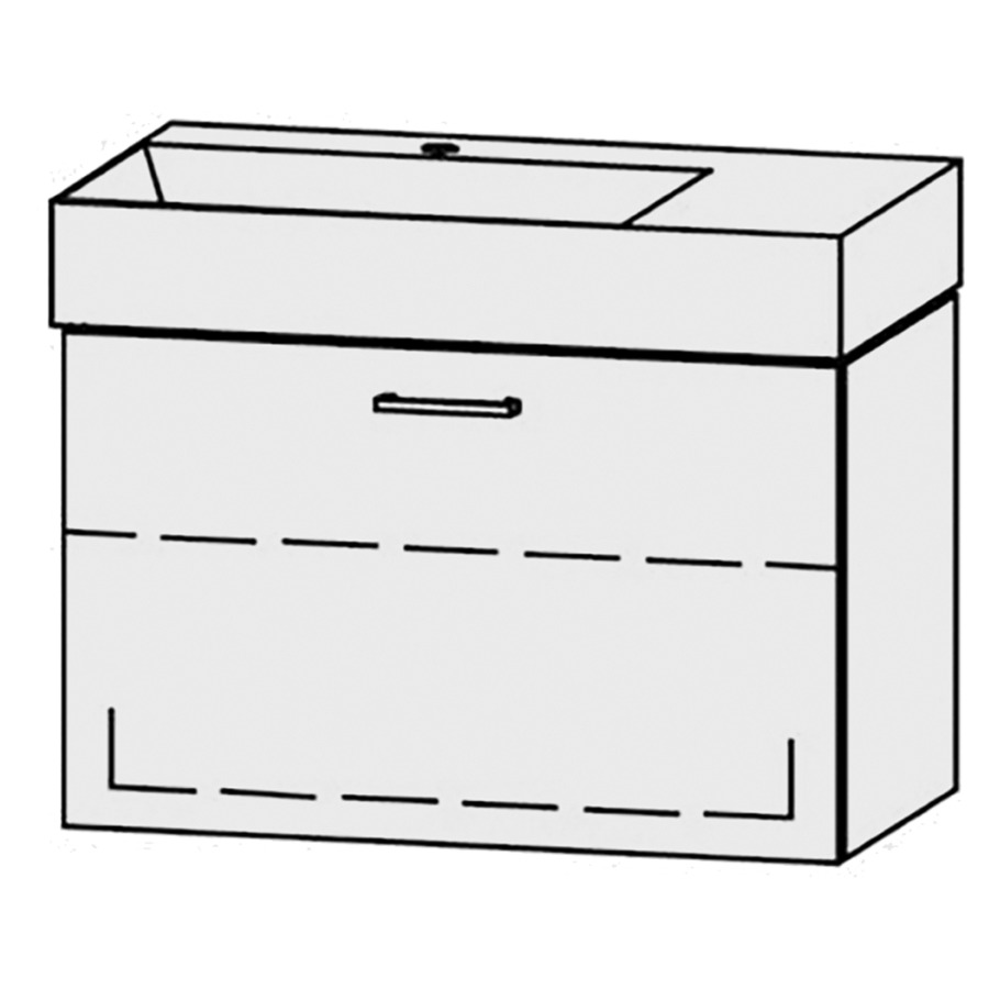 Combinaison de meuble Vanity Seto Easy