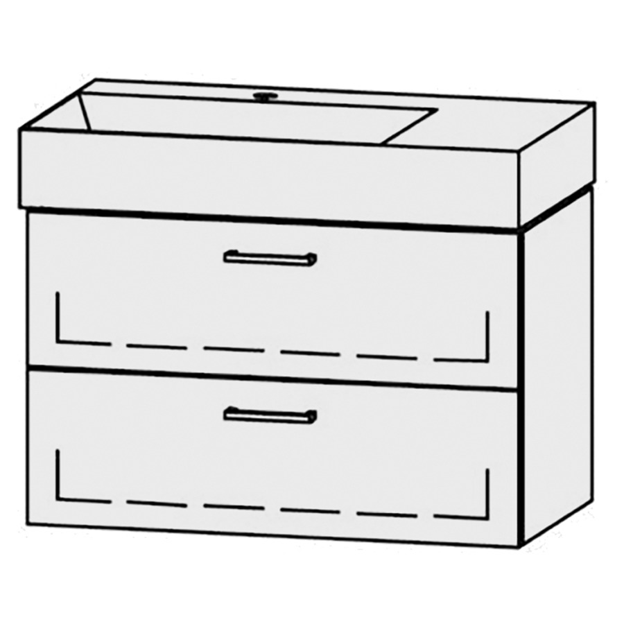 Combinaison de meuble Vanity Seto