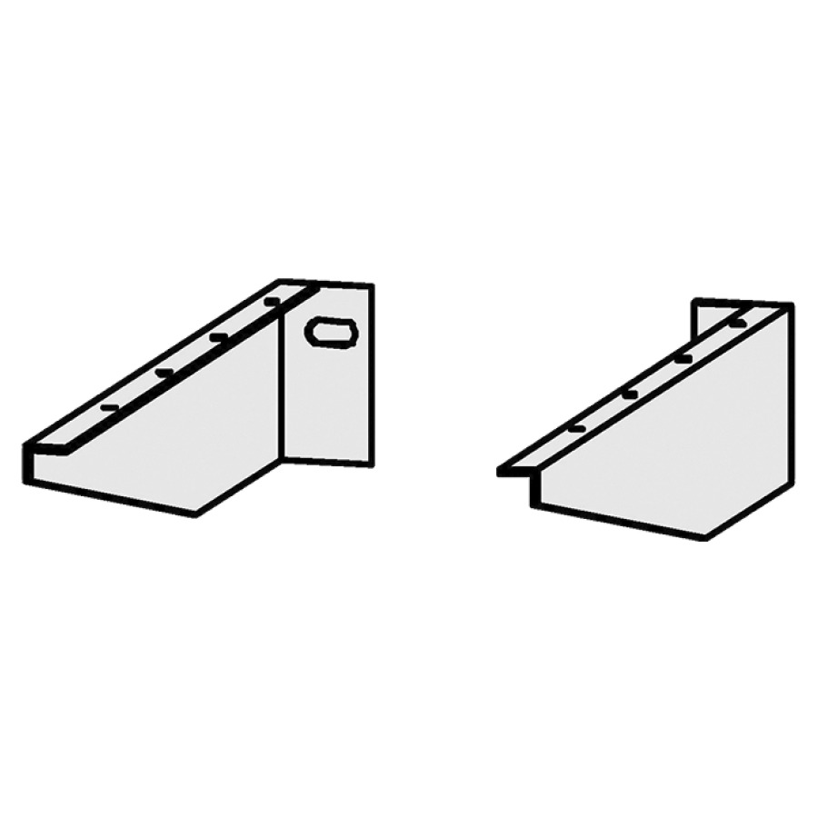 Console Loosli
longueur 60 cm
à gauche ou droite
pour table de lavabo en 
stratifié, bois, stratifié compact
corian, avian, granit, vetro