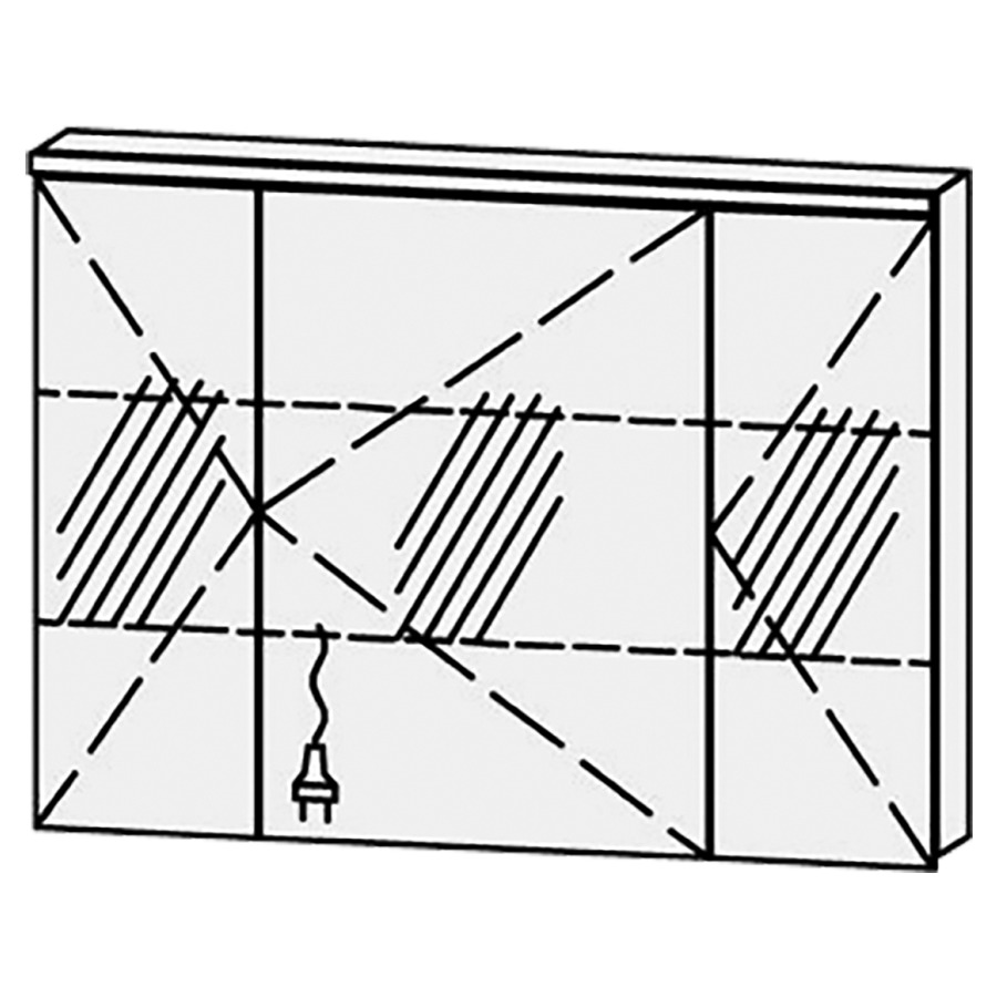 Armoire de toilette
Procasa Cinque 100 / IP24
100 x 71,9 x 14,1 cm
3 portes (25/50/25)
charnières à droite
portes avec Blumotion
4000°kelvin / 3112 lumen
prise double en bas inclu
2 rayons en verre régl. chacun