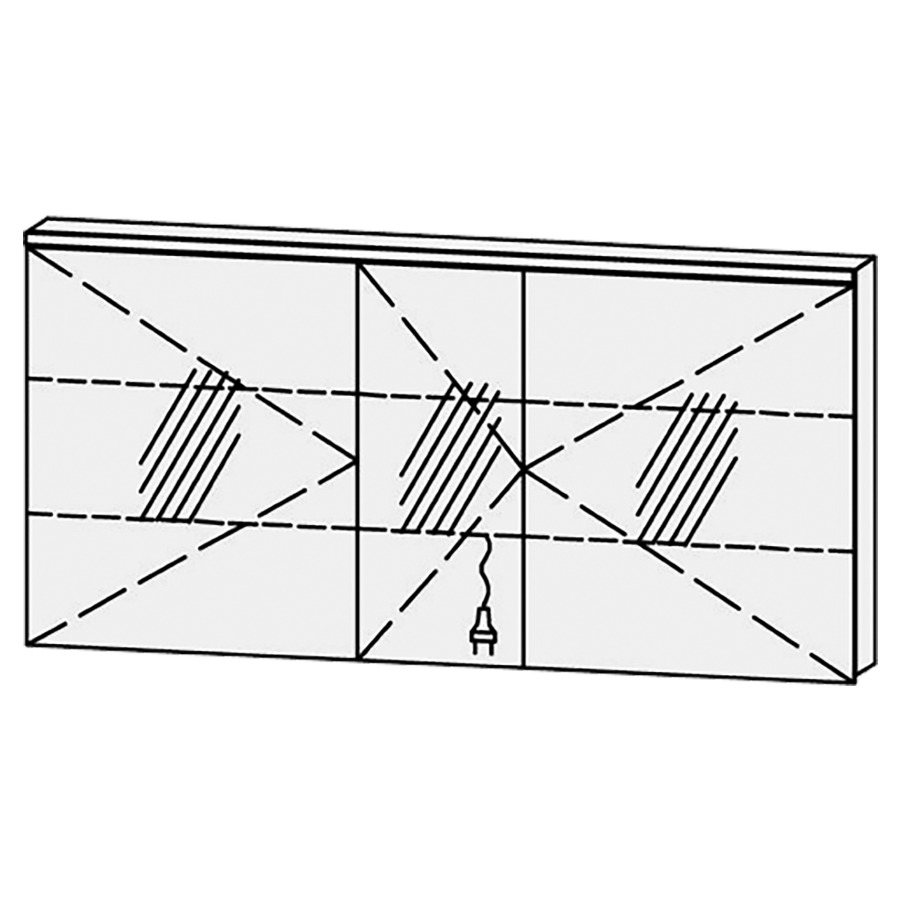 Armoire de toilette Procasa Cinque 150 / IP24