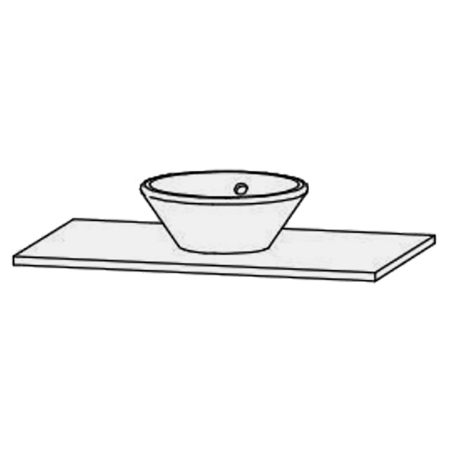 Table de lavabo Vanity Bocco
