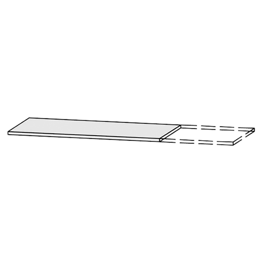 Tablette/rayon Vanity Bocco
101-150 x 2 x 40-55.5 cm
sans consoles