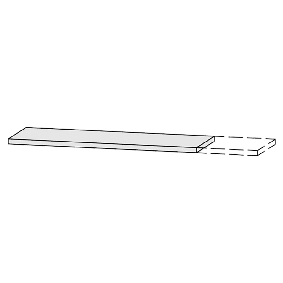 Tablette/rayon Vanity Bocco
151-200 x 4 x 40-55.5 cm
sans consoles
