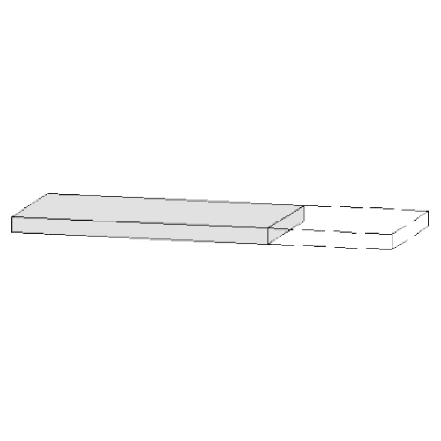 Tablette/rayon Vanity Bocco
101-150 x 5-10 x 40-55.5 cm
incl. consoles