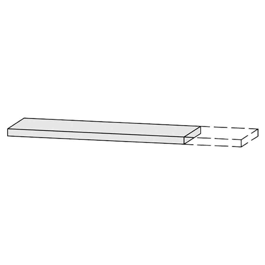Tablette/rayon Vanity Bocco
151-200 x 5-10 x 40-55.5 cm
incl. consoles