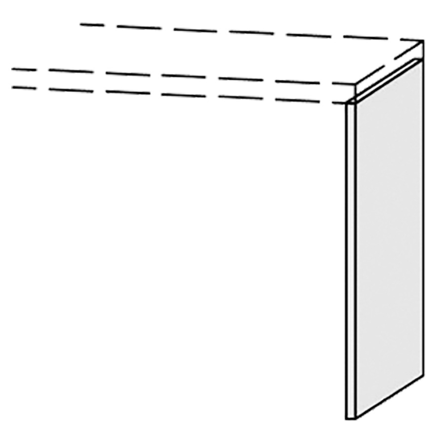 pièce latérale Vanity-Bocco
2 x 40-84 cm
assemblé avec T.d.l. à droite