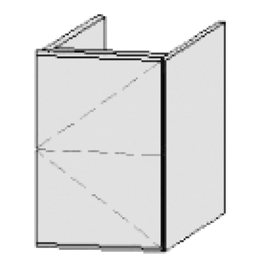 Élément inférieur
Vanity-Star
30 x 44 x 55 cm
armoire à rayon 1-porte
porte avec Blumotion
charnières à droite
1 rayon réglable