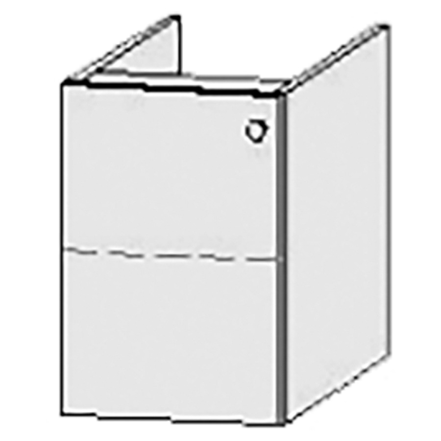 Élément inférieur  Vanity Flair
30 x 44 x 55 cm
armoire de tablette, 1&nbsp;porte
charnière à gauche, 1&nbsp;tablette
avec Blumotion