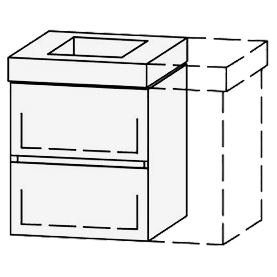 Élément inférieur  Vanity Keramik Pasofino Line