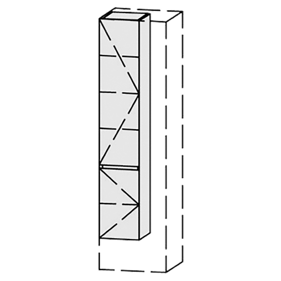 Armoire haute Vanity Keramik Pasofino Line