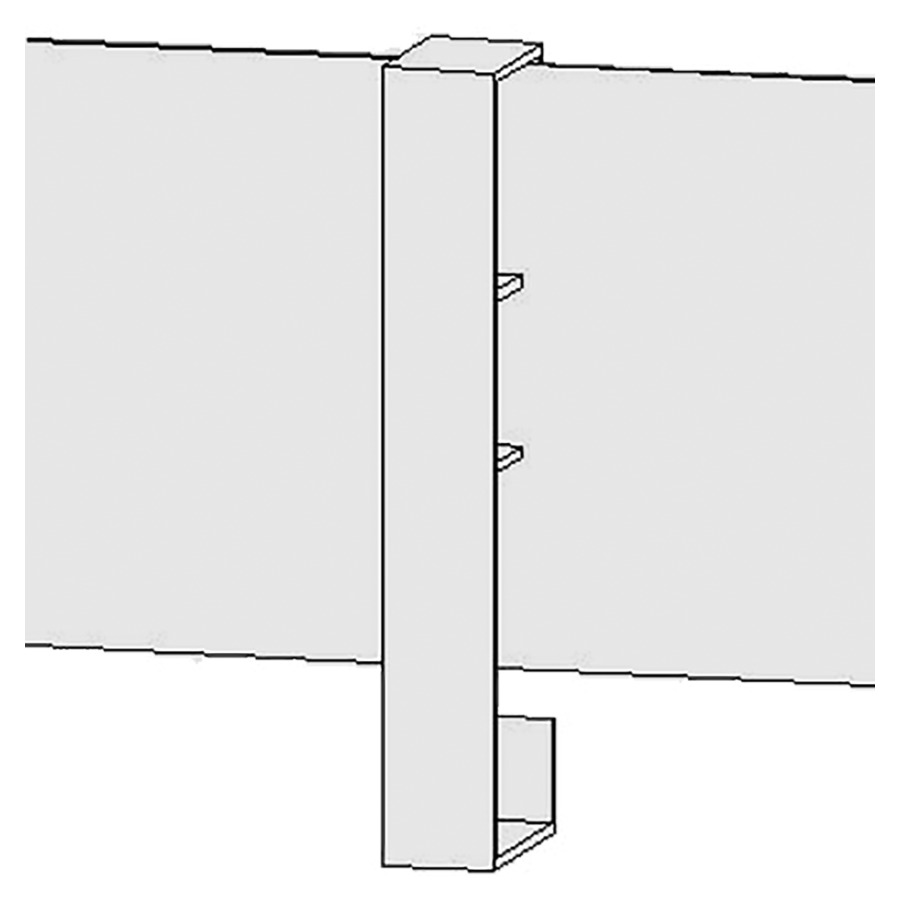 Porte double miroir 29,7 cm.