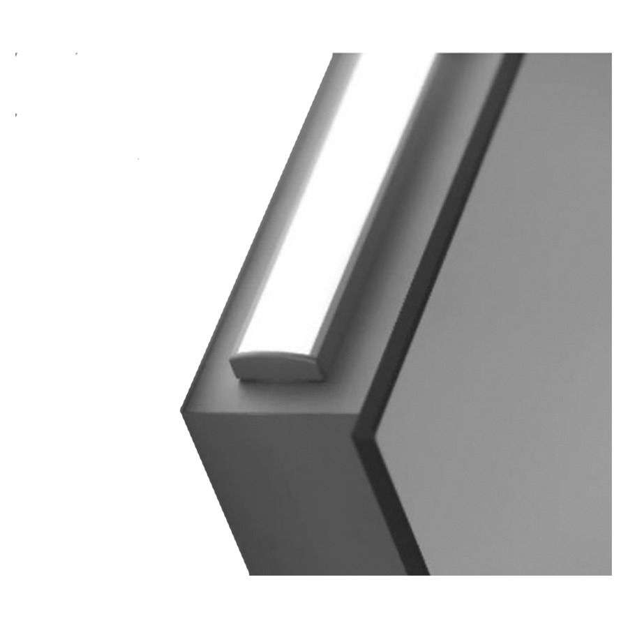 Lampe de miroir Loosli
161-200 cm
éclairage LED indirect vers le haut
4000 Kelvin, 2304-2786 Lumen
déjà installé