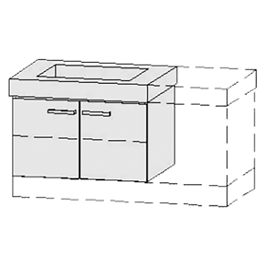 Élément inférieur  Vanity Keramik