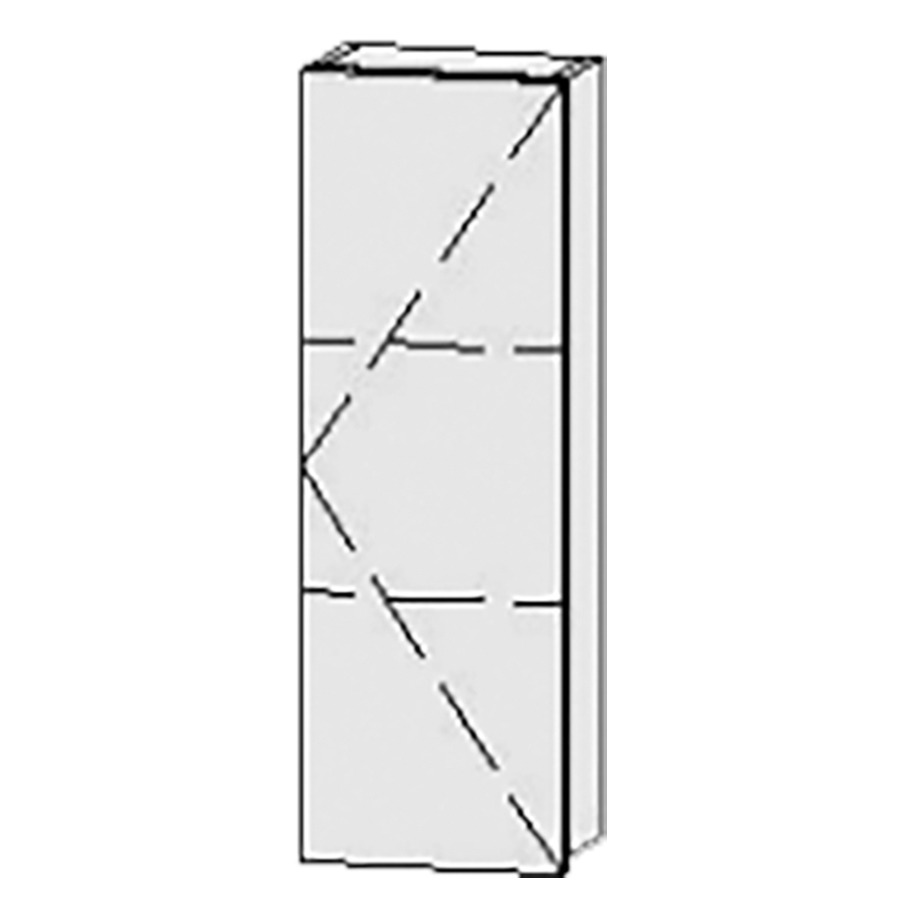 Élément d'armoire Vanity Keramik
25 x 74 (75) x 14.9 cm
1&nbsp;porte, charnière à droite
2&nbsp;tablettes
avec Blumotion