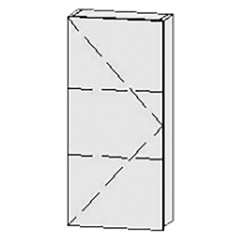 Élément d'armoire Vanity Keramik
35 x 74 (75) x 14.9 cm
1&nbsp;porte, charnière à gauche
2&nbsp;tablettes
avec Blumotion