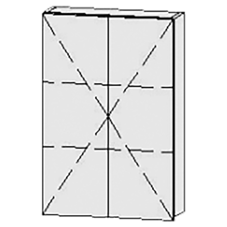 Élément d'armoire Vanity Keramik
50 x 74 (75) x 14.9 cm
2&nbsp;portes, 2&nbsp;tablettes
avec Blumotion
