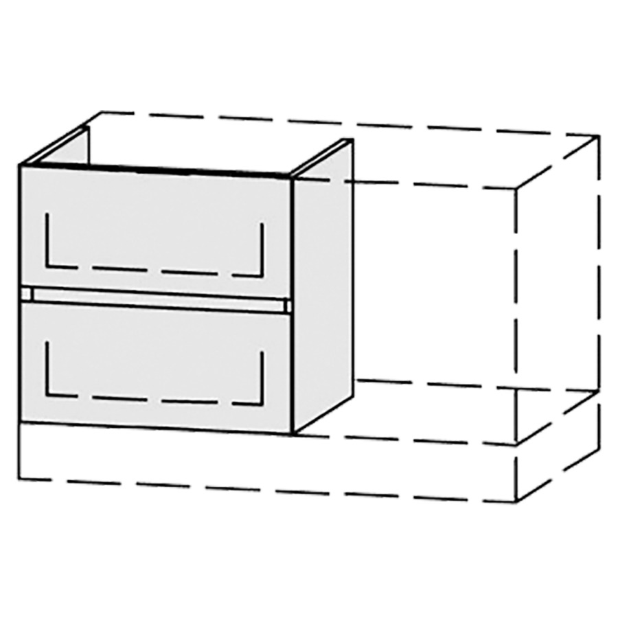 Élément inférieur  Vanity Bocco Pasofino