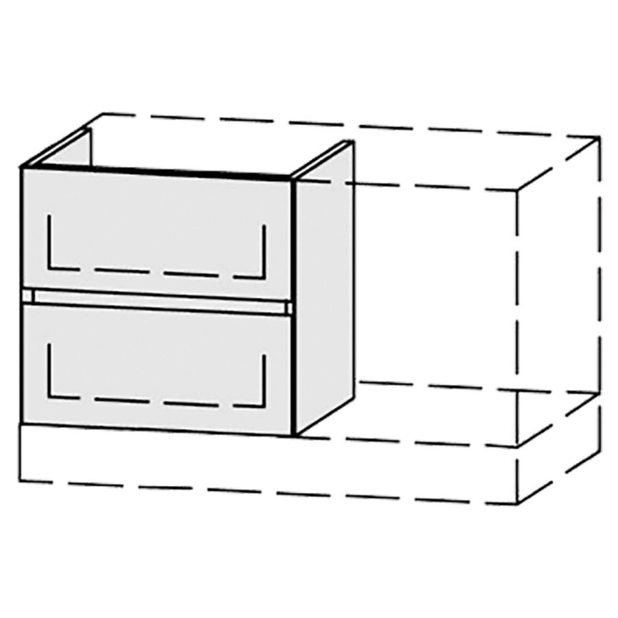 Élément inférieur  Vanity Bocco Pasofino Line