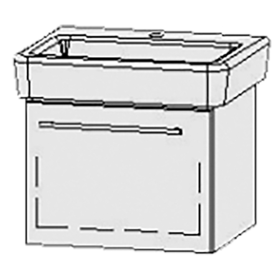 Élément inférieur  Vanity Pro
52 x 40 x 44.8 cm
élément de tiroir, 1&nbsp;tiroir
avec Blumotion
sans cache-siphon
pour lavabo