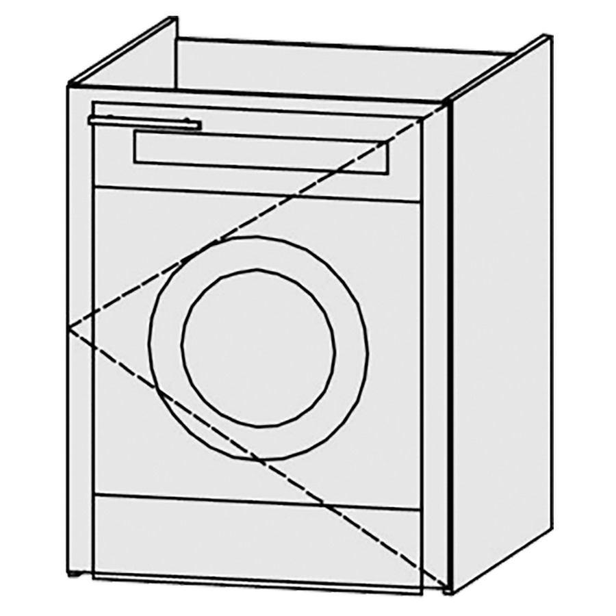 Élément inférieur
pour machine à laver
Vanity Bocco Lavadora
72 x 88 x 72 cm
élément avec 1 porte
charnières à droite
porte avec Blumotion
livrée en pièces détachées