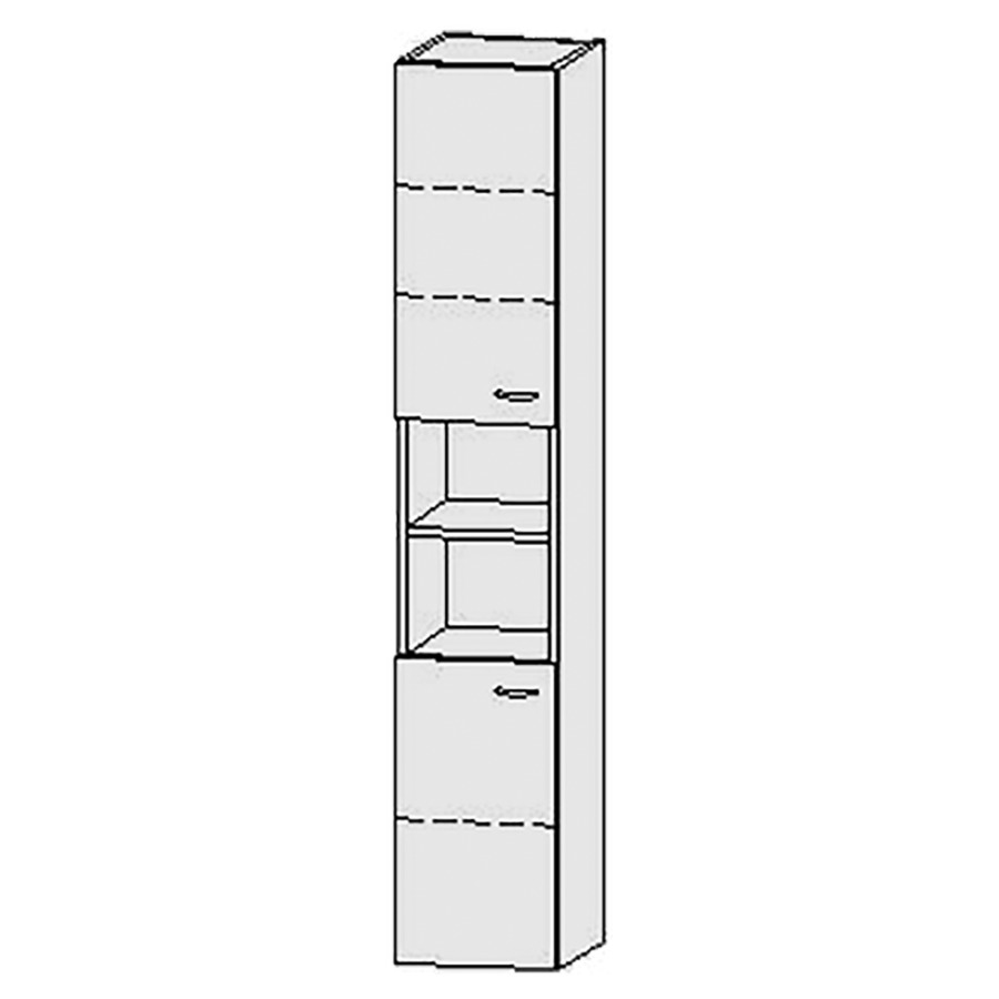 Armoire haute Vanity Keramik
30 x 165 x 33 cm
1&nbsp;porte, charnière à gauche
niche ouverte
1&nbsp;porte, charnière à gauche
3&nbsp;tablettes
avec Blumotion