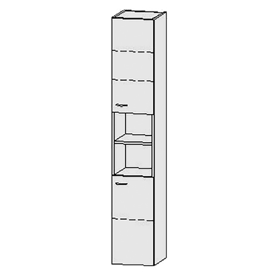 Armoire haute Vanity Keramik
30 x 170 x 33 cm
1&nbsp;porte, charnière à droite
niche ouverte
1&nbsp;porte, charnière à droite
3&nbsp;tablettes
avec Blumotion
