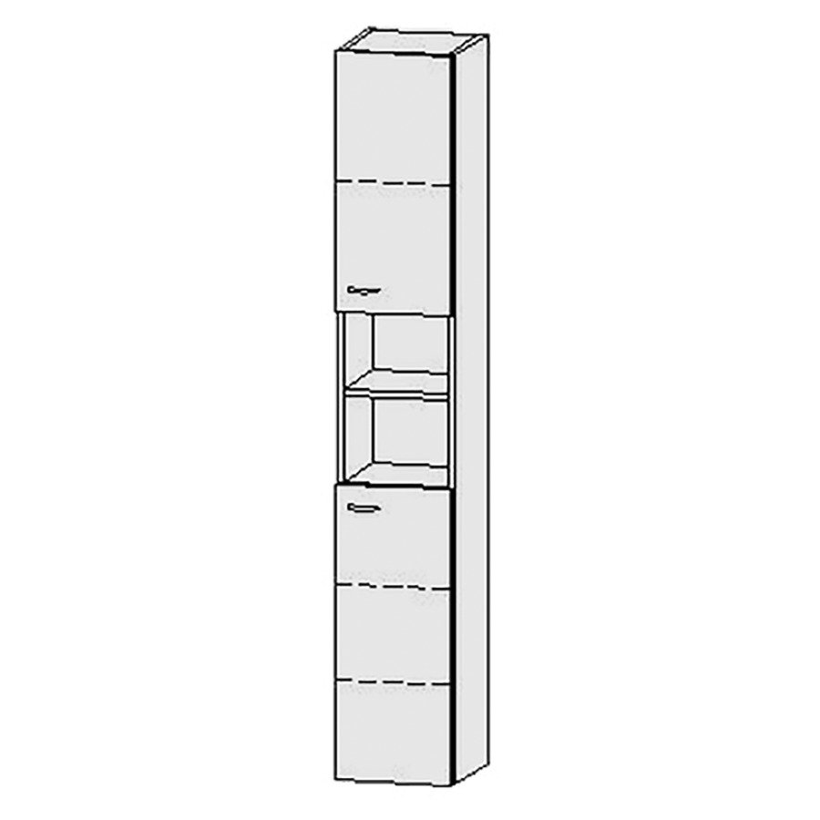 Armoire haute Vanity Keramik
30 x 182.8 x 33 cm
1&nbsp;porte, charnière à droite
niche ouverte
1&nbsp;porte, charnière à droite
4&nbsp;tablettes
avec Blumotion