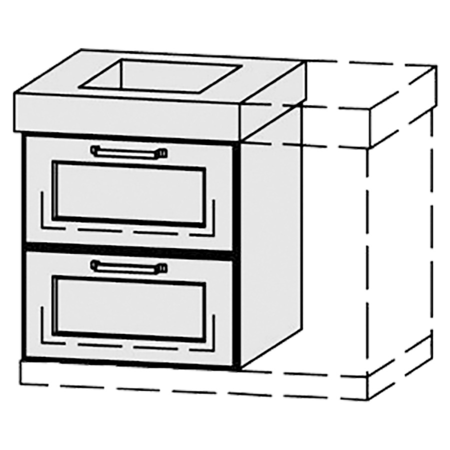 Élément inférieur  Vanity Keramik Campo
