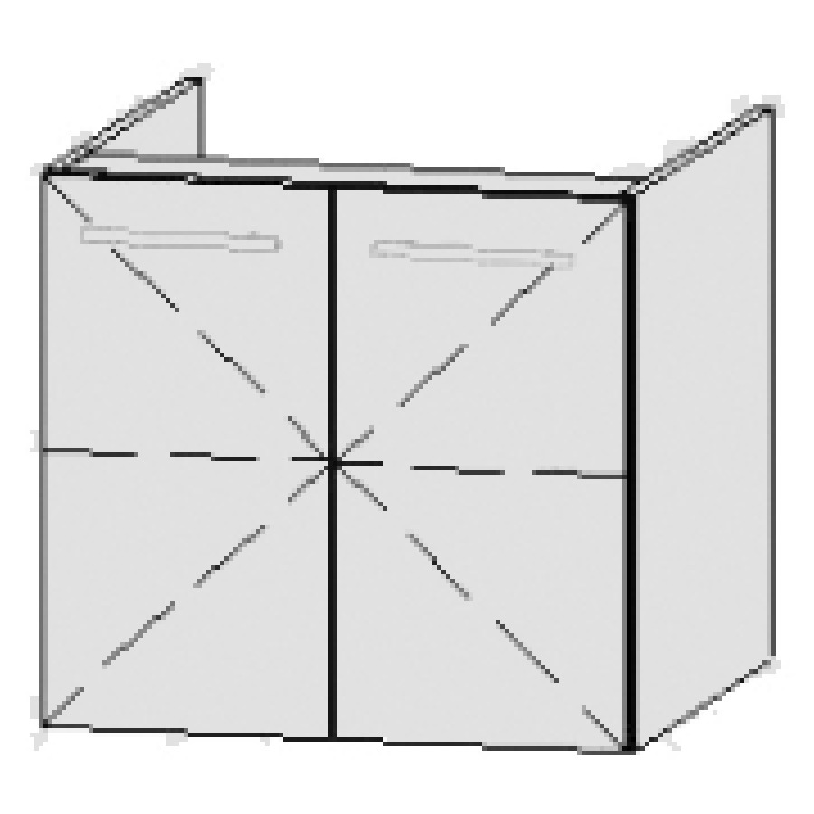 Élément inférieur
Vanity-Bocco
60 x 55 x 55 cm
élément avec 2 portes
portes avec Blumotion
avec 1 rayon réglable