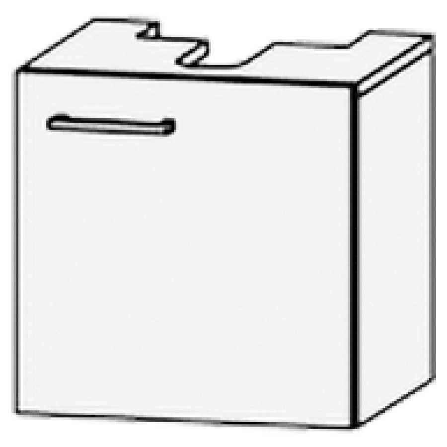 Élément inférieur
Procasa Universal
40 x 40 x 35 cm
élément avec 1 porte
charnières à droite
sans rayon
porte avec Blumotion