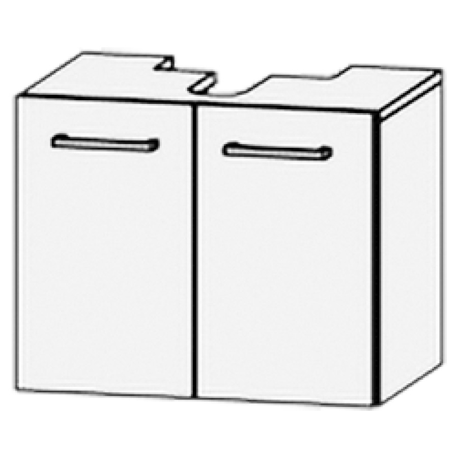 Élément inférieur
Procasa Universal
50 x 40 x 40 cm
élément avec 2 portes
sans rayon
porte avec Blumotion
en haut avec découpure