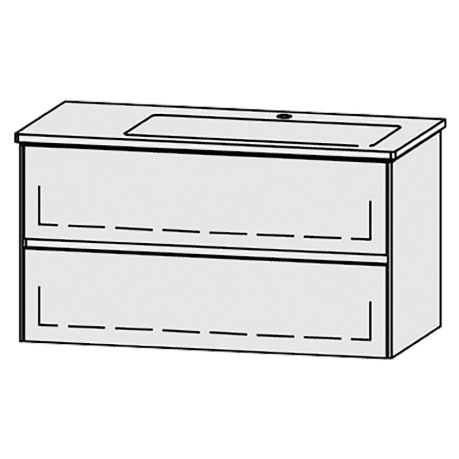 Élément inférieur Vanity-Venticello Viiva Line 100