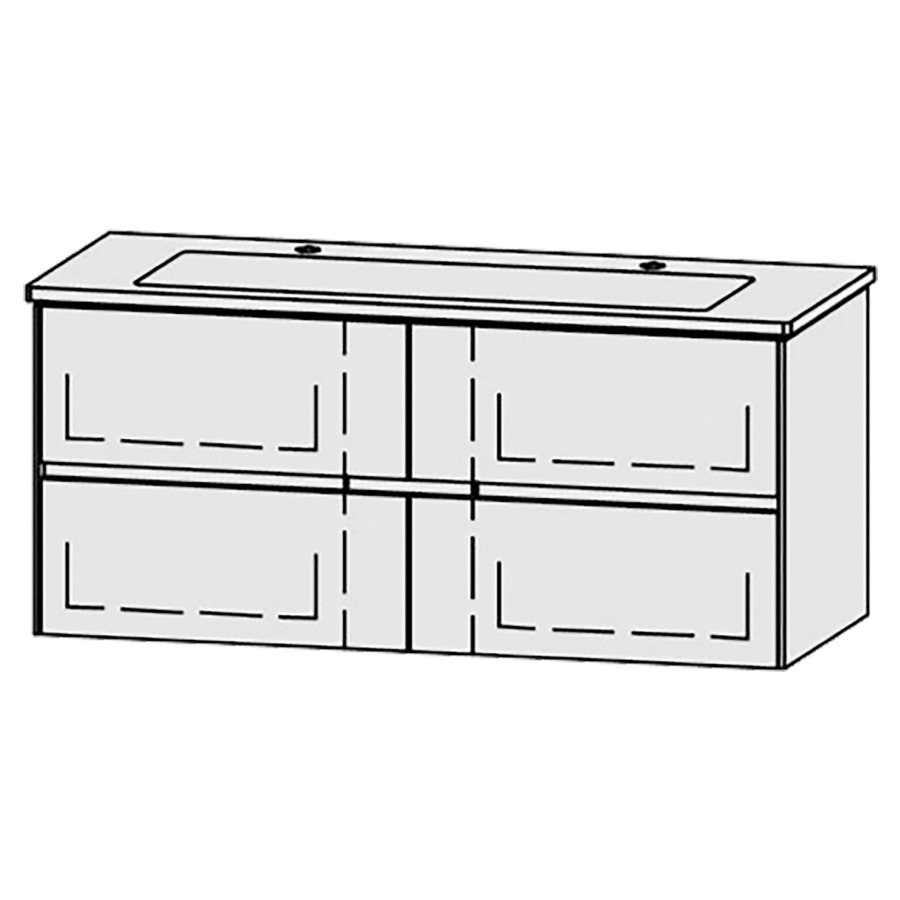 Unterbau Vanity-Venticello Viiva Line 120-1
