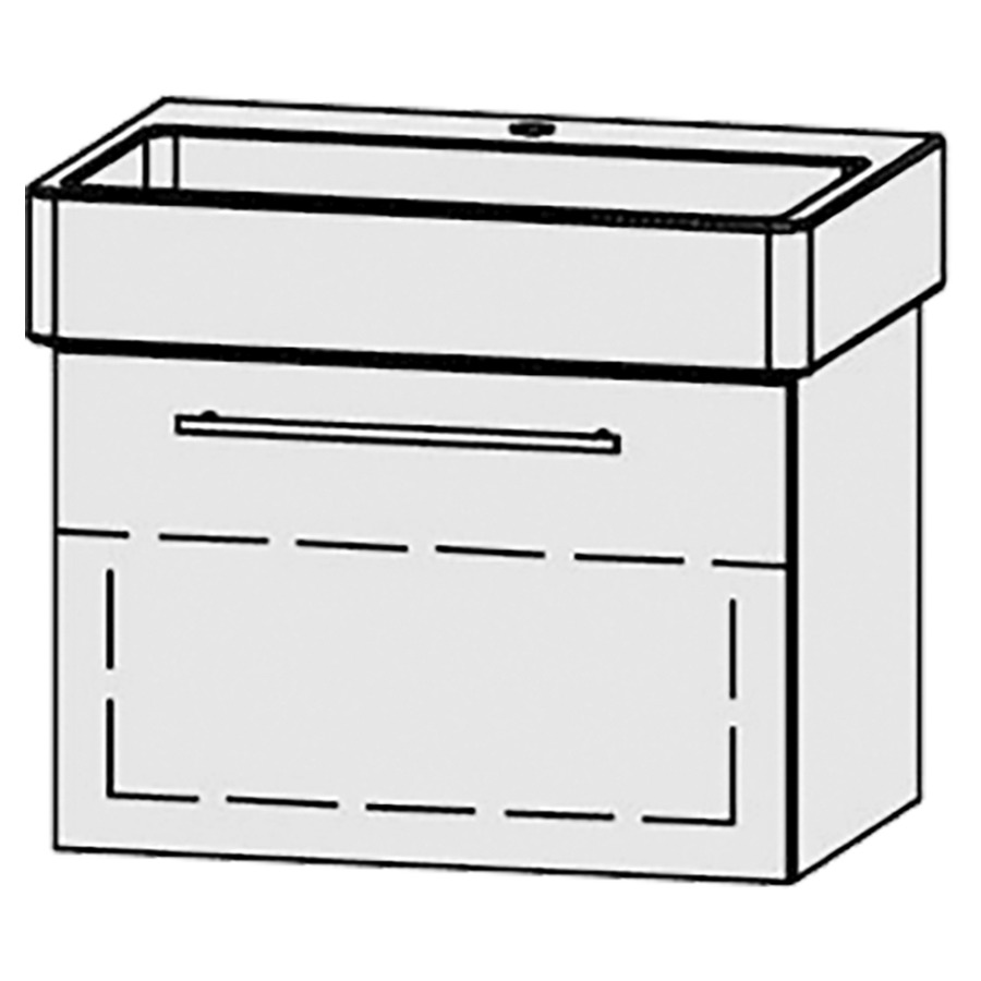 Élément inférieur
Vanity-Vero Easy 70
66 x 45 x 45 cm
élément avec 1 tiroir
extrait complet avec Blumotion
sans cache-siphon
1 rayon réglable
