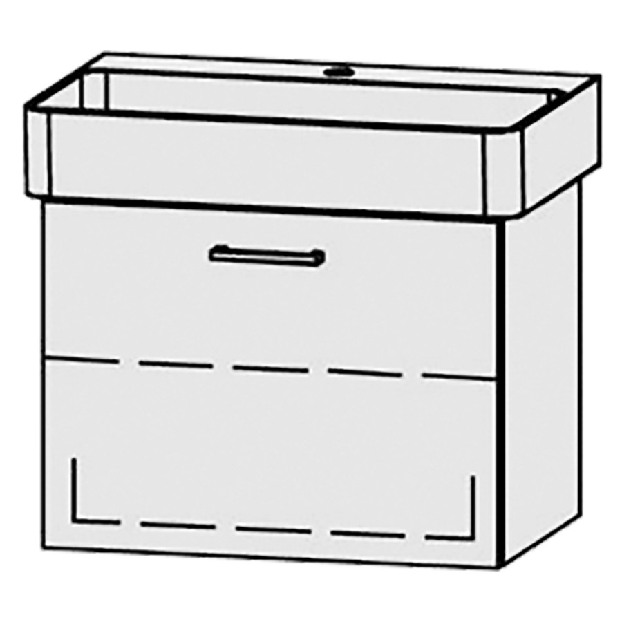Élément inférieur  Vanity Val Easy
60 x 45 x 39.8 cm
élément de tiroir, 1&nbsp;tiroir
1&nbsp;tablette
avec Blumotion
sans cache-siphon
pour lavabo