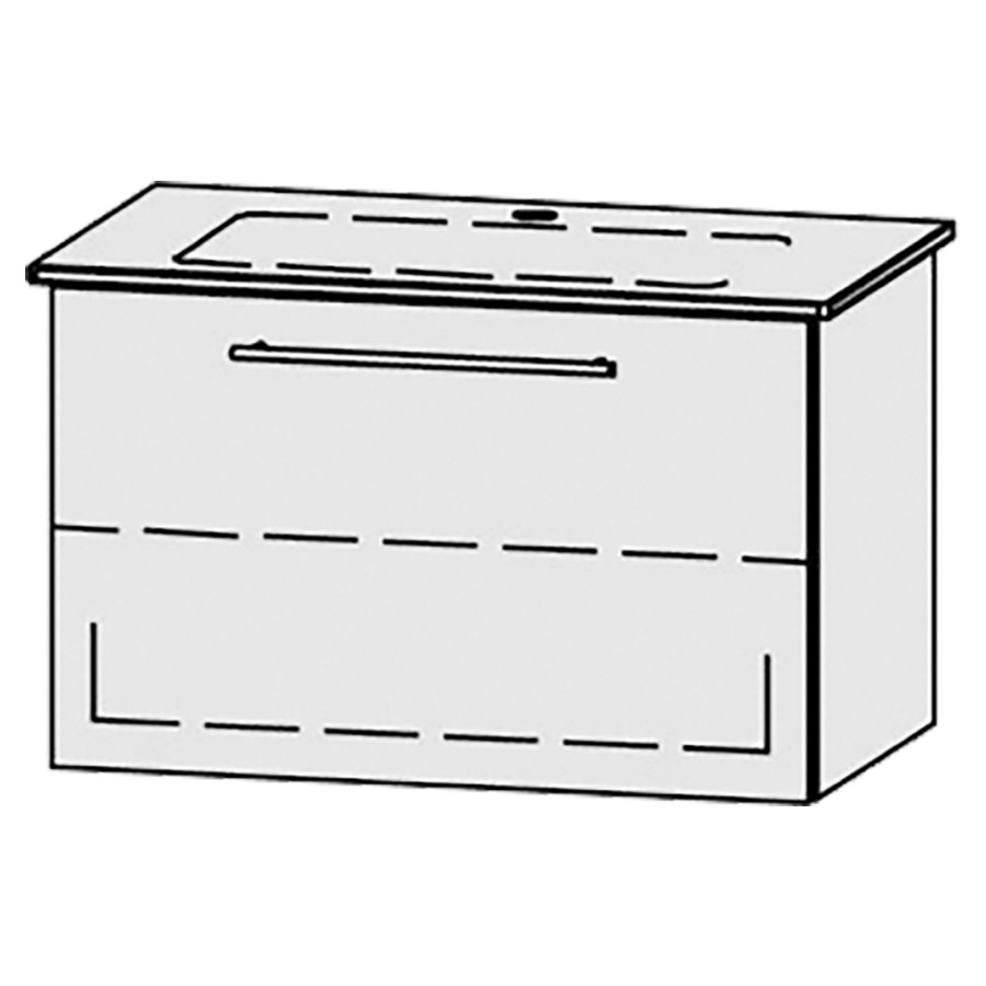 Élément inférieur  Vanity Me by Starck Easy
81 x 50 x 47.8 cm
élément de tiroir, 1&nbsp;tiroir
1&nbsp;tablette
avec Blumotion
pour 1&nbsp;lavabo
sans cache-siphon