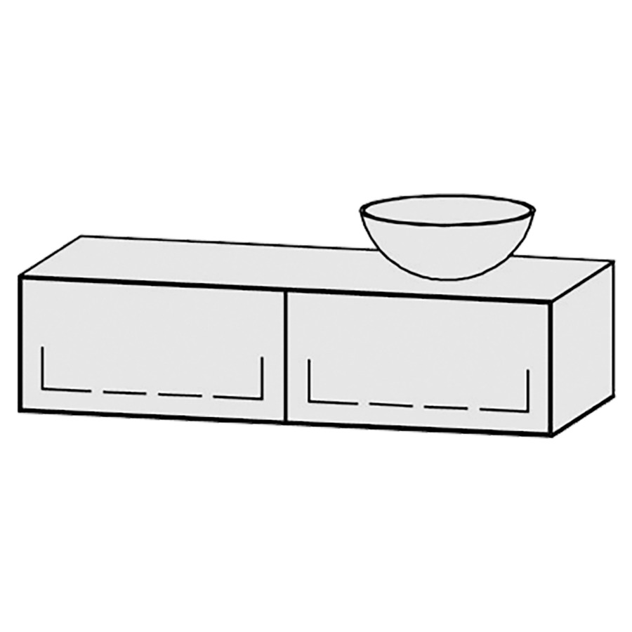 Meuble
Vanity-Tribute Alea
120 x 30 x 52 cm
incl. table de lavabo 1,9 cm.
encastrement du lavabo
par dessus
axe de lavabo 90/30 cm.
incl. consoles
2 éléments avec 1 tiroir
extrait complet avec Blumotion
sans cache-siphon
tiroirs Legrabox noir
Push-Open, avec Blumotion