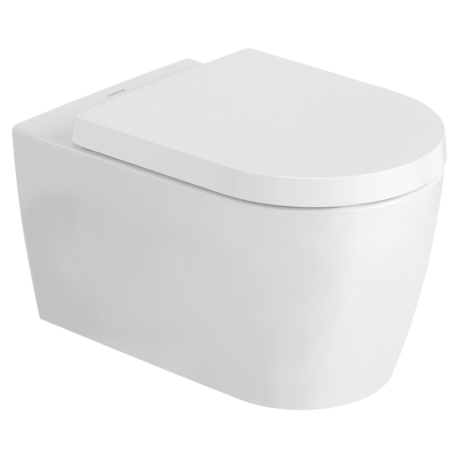 Cuvette murale ME BY STARCK UP
57 x 37 cm, rimless, céramique
pour chasse d'eau à encastrer
matériel de fixation Durafix