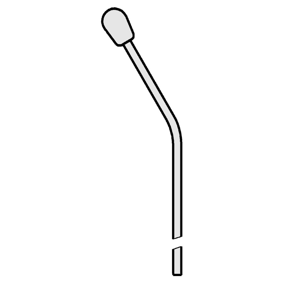 Tringle de vidage pour mélangeur monobloc
