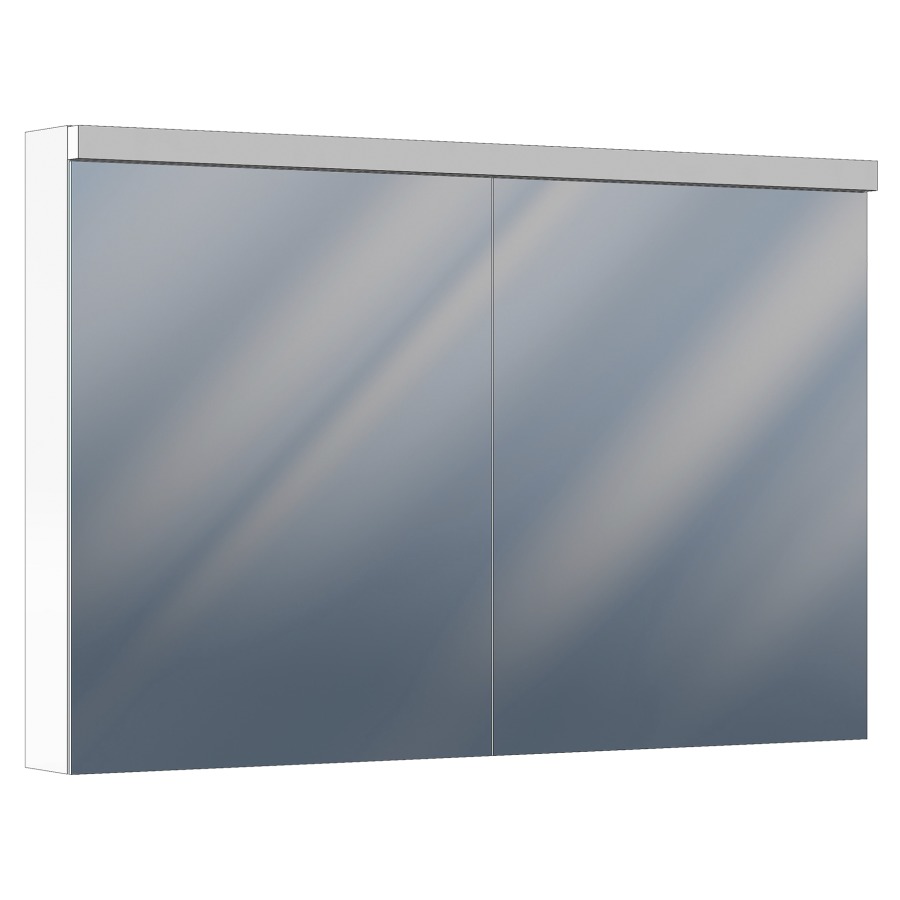 Armoire de toilette Procasa Cinque LED
120 x 78.5 x 13/15 cm
Profilé en aluminium
2&nbsp;portes à double miroir
2 prises doubles en bas
et 2 supports cosmétiques, tablettes en verre
éclairage LED, 23 Watt, 3135 Lumen
dimmable avec senseur Cap-touch
en cas d'éclairage en bas, 640/646 en plus
éclairage en haut éteignable, 4000 Kelvin
miroir grossissant, IP24