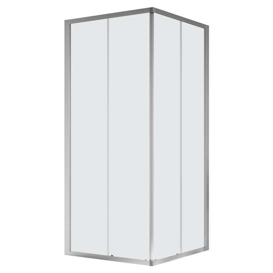 Entrée diagonale Procasa Uno
largeur 87.6-90.6 x 87.6-90.6 cm
hauteur 195 cm, portes coulissantes 
2 panneaux