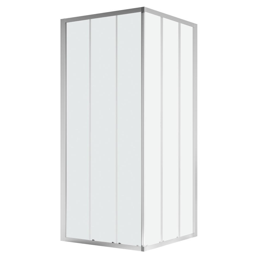 Porte coulissante Procasa Uno
largeur 77.5-80 cm, hauteur 195 cm
pour entrée diagonale, 3 panneaux
charnières à gauche