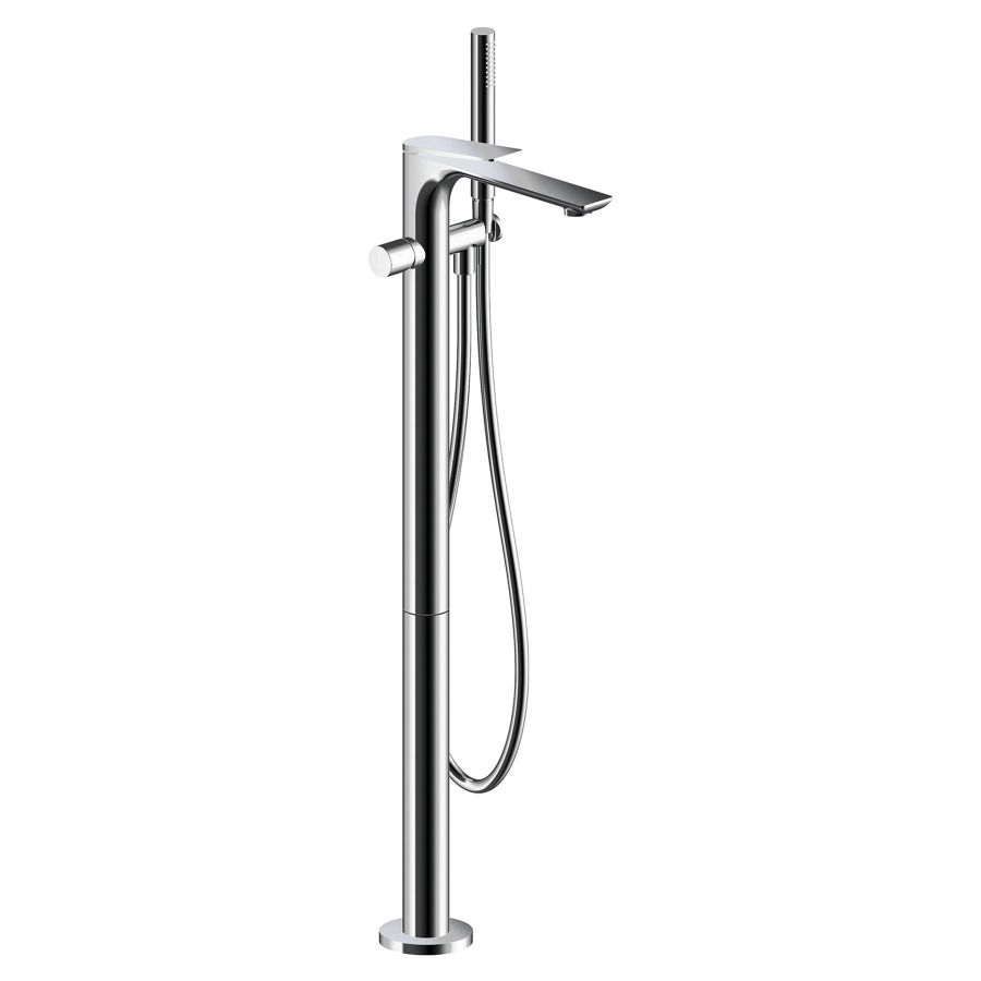 Mélangeur de bain Blade
modèle à poser
hauteur d'écoulement max. 860 mm
saillie 230 mm, tuyau de douche
douche à main, support de douche
sans corps à encastrer 791248