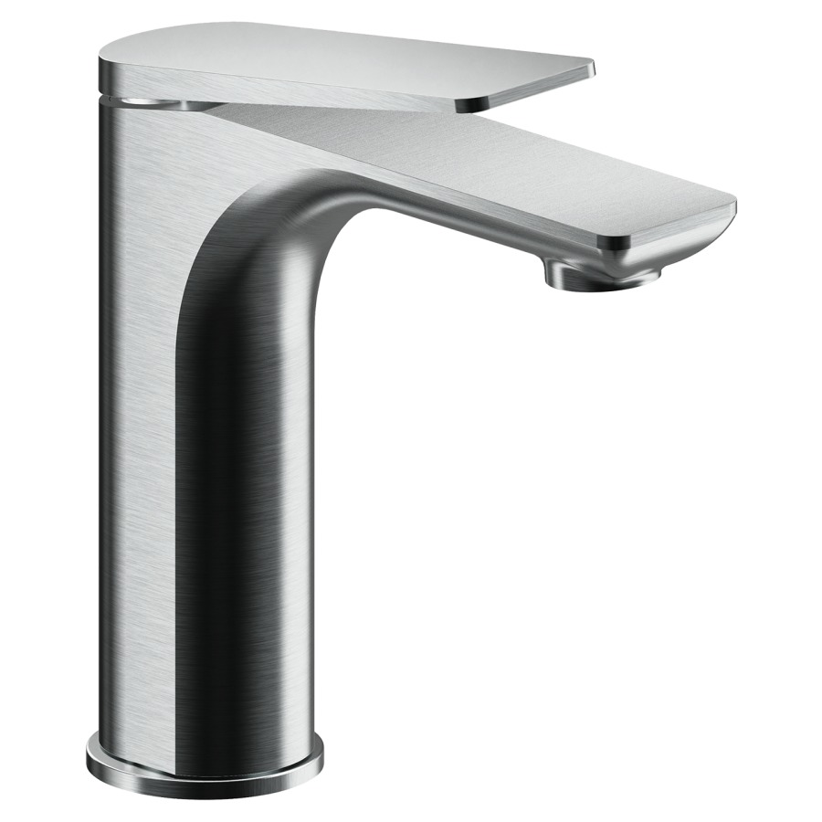 Mélangeur de lavabo Blade
saillie 121 mm
avec vidage excentrique
