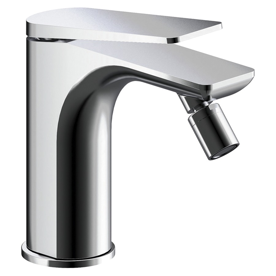 Mélangeur de bidet Blade
saillie 113 mm
buse orientable
avec vidage excentrique