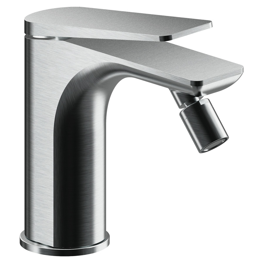 Mélangeur de bidet Blade
saillie 113 mm
buse orientable
avec vidage excentrique