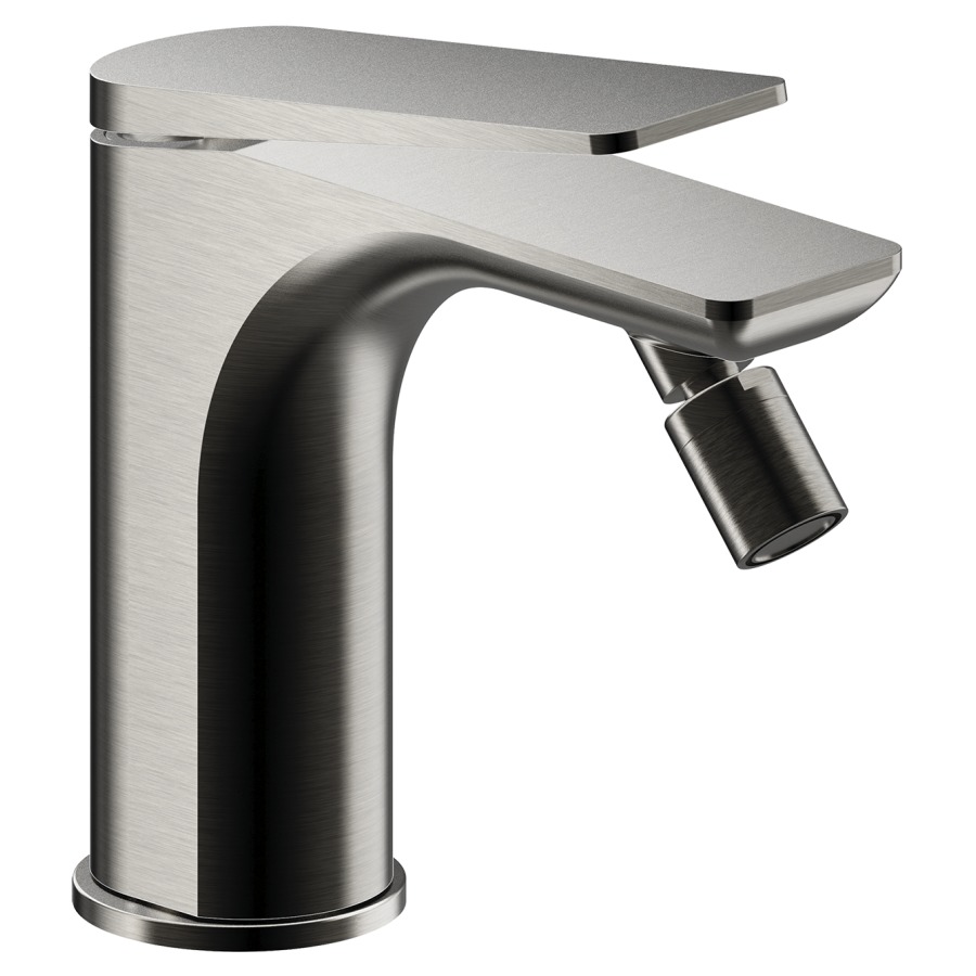 Mélangeur de bidet Blade
saillie 113 mm
buse orientable
avec vidage excentrique